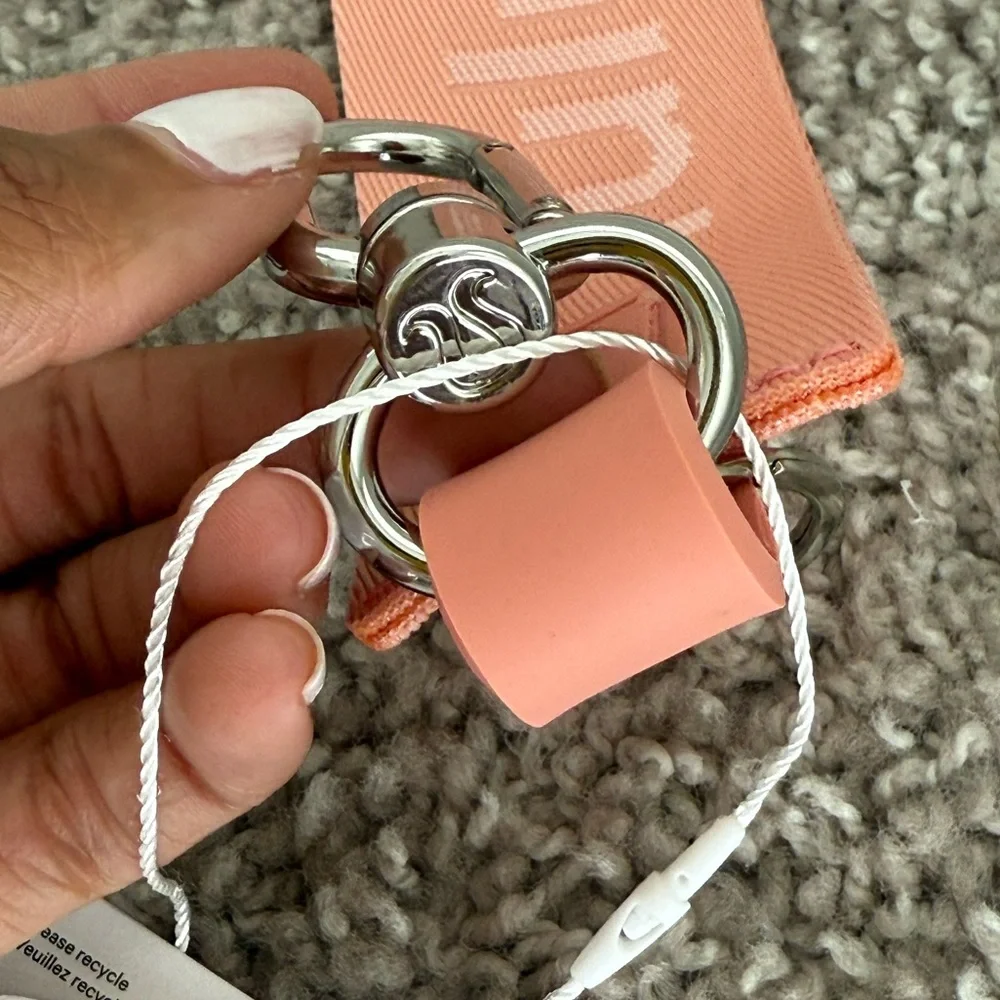 Lululemon Pink Never Lost Keychain - Picture 6 of 6